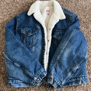 LEVIS vintage authentic sherpa jean jacket